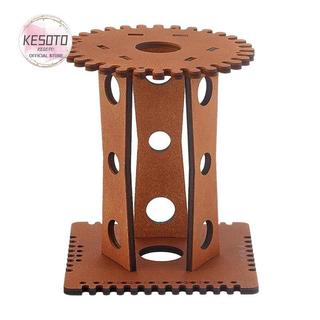 Đĩa bện Kumihimo gỗ 32 khe cắm, tiện lợi cho việc làm vòng tay