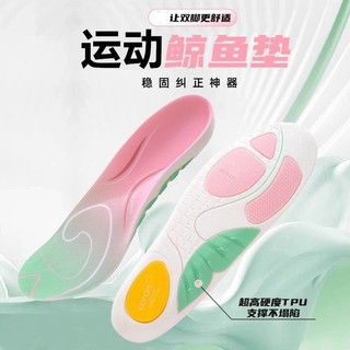 9 ️ ⃣ Đế lót cá voi TPU Arch Hỗ trợ Đế lót thể thao Rebound PORON Đệm chân thấm mồ hôi Đứng lâu Không mệt mỏi 2026.02.01