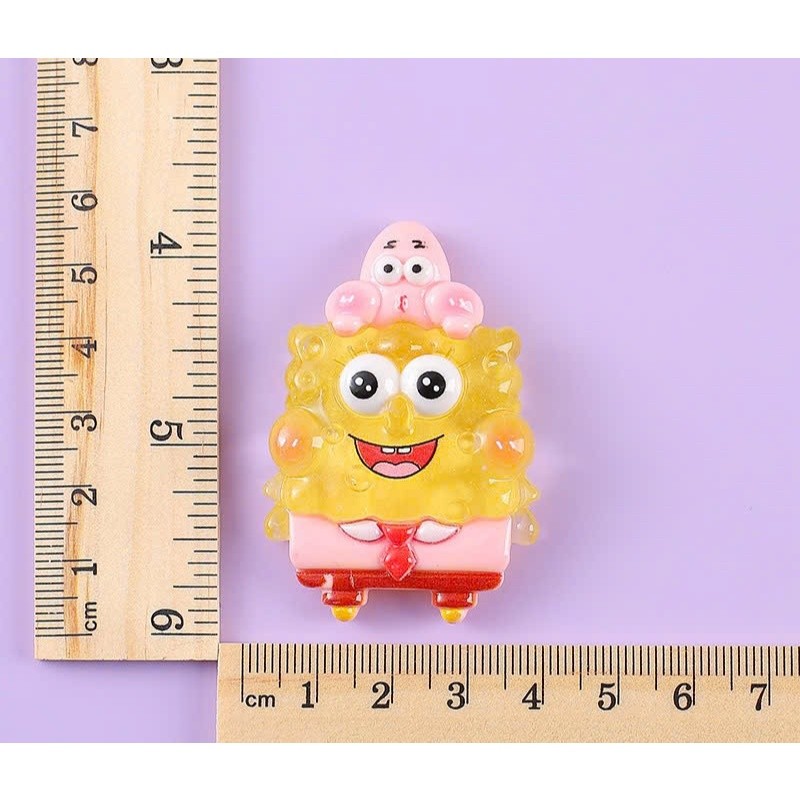 Charm phát sáng: Charm bọt biển size Bự- Phát sáng- Mẫu mới 2026 new trend