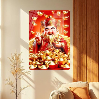Tranh Laminate Tráng Gương Chiêu Tài Tiến Bảo - Trang Trí Phòng Khách, Phòng Ngủ Sang Trọng