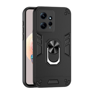 Dành Cho Redmi Note 12 4G Ốp điện thoại Thiết Kế Chiến Binh Lưng Cứng Có Giá Đỡ Nhẫn Chống Sốc Mềm TPU Nâng Cạnh Mỏng Bao