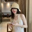 Mũ che nắng ngoài trời BORAGETE, Mũ xô rơm thoáng khí có thể gập lại, Mũ dệt tay thời trang chống tia cực tím Mũ ngư dân cho nữ đi biển