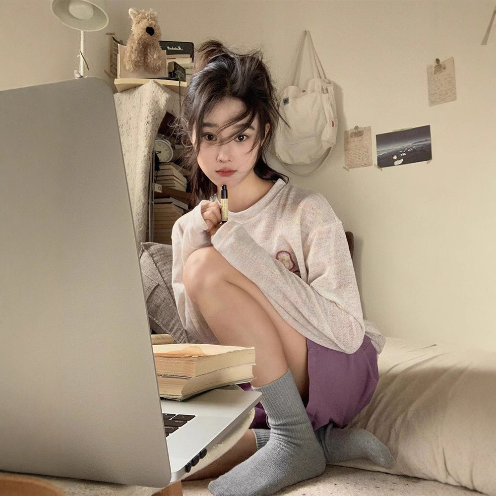 Áo Thun Dài Tay Nữ Phong Cách Hàn Quốc, Chống Nắng Mỏng Nhẹ, Perfect Cho Mùa Hè