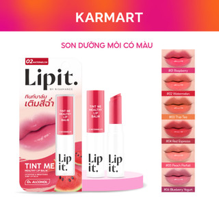 [NEW VERSION] Son Dưỡng Môi Có Màu Lip It Tint Me Healthy Lip Balm 3g - Dưỡng Ẩm Chuyên Sâu, Sắc Môi Tươi Tắn