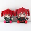 YT4 Kasane teto Plushie Chibi Ngồi Phong Cách Cotton Búp Bê Anime Sang Trọng Túi Charm