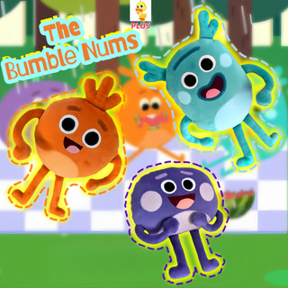 PLUS✨The Bumble Nums Búp bê sang trọng Vui nhộn Num Bumble Hoạt hình Hoạt hình Có nguồn gốc Plushie Gối đồ chơi nhồi bông mềm Trang trí nhà cửa Búp bê