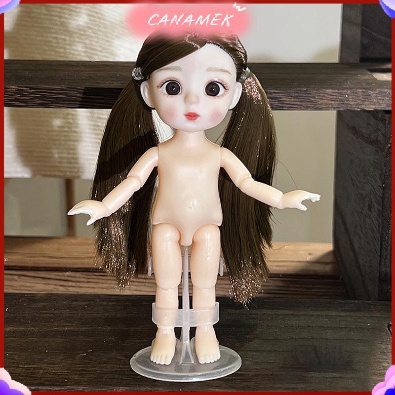 CANAMEK 1 Búp Bê 16cm Với Biểu Hiện Khác Nhau, Búp Bê BJD 1 / 8 Dễ Thương, 13 Khớp Di Chuyển Được Búp Bê Bé Gái Đồ Chơi CSF