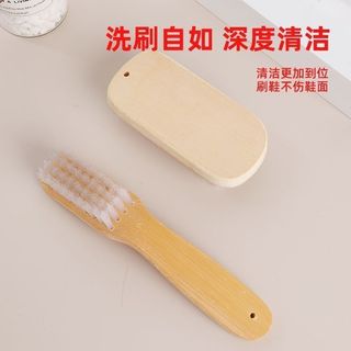 💦Tre Cũ Bàn Chải Giày Gỗ Gia Đình Nylon Lông Cứng Giặt Giặt Không Trơn Đa Năng Đa Năng