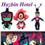 Hazbin Khách sạn Anime Sang Trọng Búp Bê Mặt Dây Chuyền Vox Val Vel Ad Al Sưu Tập Series Đồ Chơi Quà Tặng Ngày Lễ