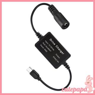 Cutep 9V 12V 24V DC5521 sang USB C Cáp nguồn ô tô DC5 5x2 1 đến Type C Bộ chuyển đổi bước xuống 5V 2 5A Đầu ra cho bảng điều khiển đến