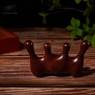 [hatheaven] 1 Lược Massage Kinh Tuyến Đầu Gỗ Đàn Hương Năm Răng Rộng Chống Tĩnh Điện Đẹp