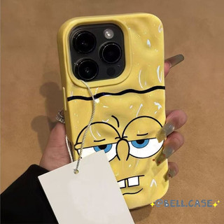 Ốp lưngiPhone 17 16 15 14 13 12 11 ProMax XR XS Max 78Plus SpongeBob Emoji trường hợp điện thoại mềm