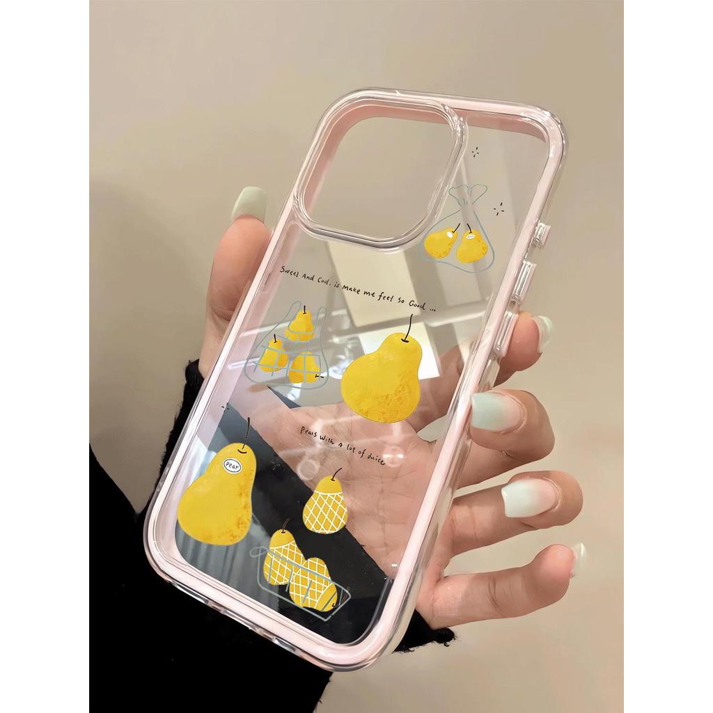 Vanilla lưới túi minh họa cho 16 trường hợp iPhone 17Air 3 trong 1 bezel 14 13 11Pro