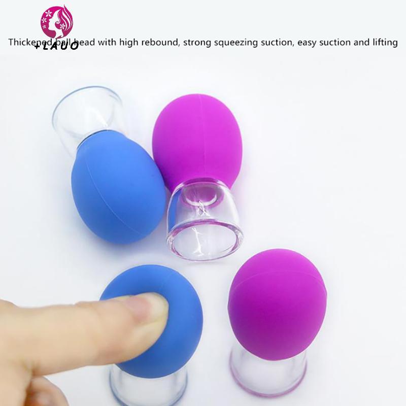 Springevenstar Silicone Máy Mát Xa Mặt Chân Không Da Mắt Nâng Cơ Mặt Cốc Mặt Chống Cellulite Jar Chống Nhăn Cốc Trị Liệu Dụng Cụ Làm Đẹp Springevenstar