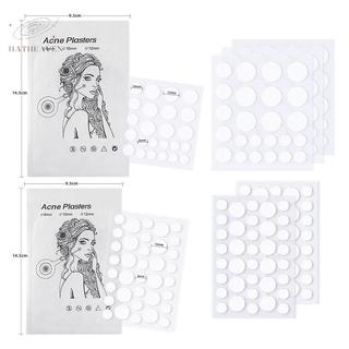 [hatheaven] 24 / 36 Miếng Dán Miếng Dán Mụn Hydrocolloid Hình Tròn Màu Trắng Chống Thấm Nước Điểm Điều Trị Mụn Miếng Dán Che Khuyết Điểm Đẹp