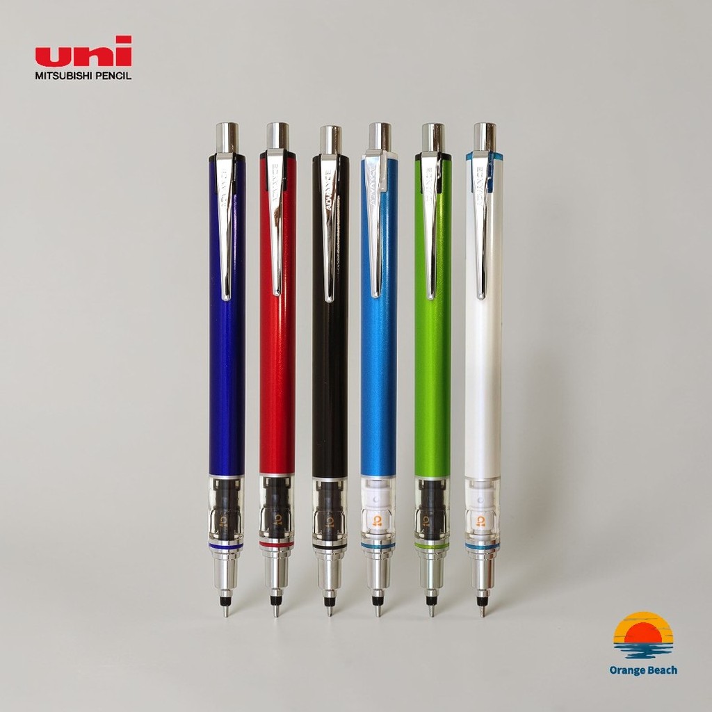 Uni Kuru Toga Advance 0.5mm/Bút chì bấm tự xoay ngòi/Chống gãy ngòi/Made in Japan/Chính hãng