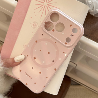 [Sheren] Ốp điện thoại mèo in họa tiết da báo màu hồng Thích hợp cho i17 16 15 14 13 12 11 pro max Vỏ bảo vệ chống sốc