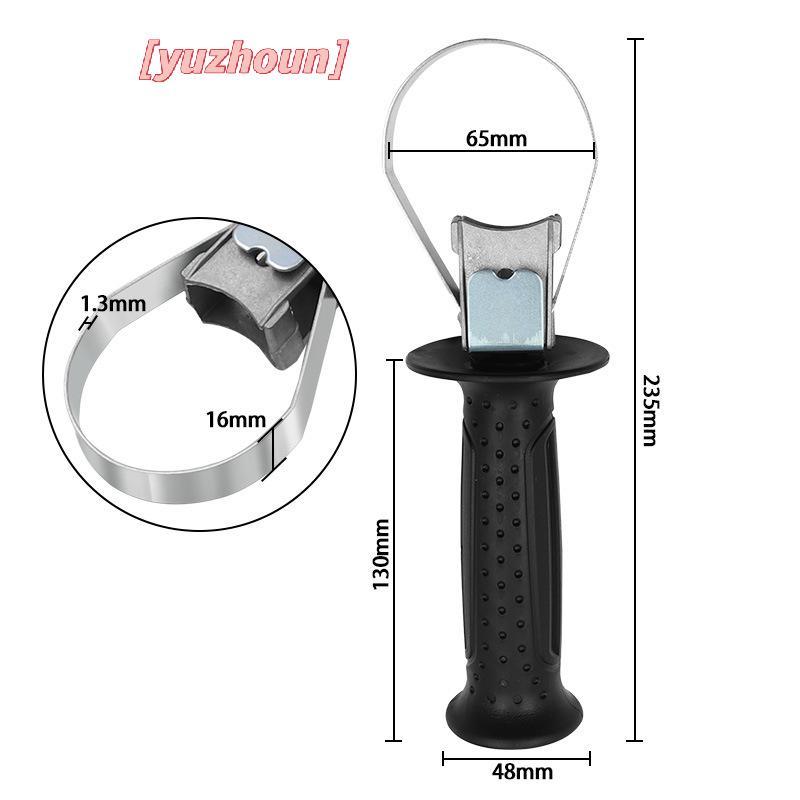 [yuzhoun] Điều chỉnh 60-65mm Búa điện Tay cầm phía trước Thay thế Giá đỡ máy khoan tác động cho 26 phụ kiện búa điện