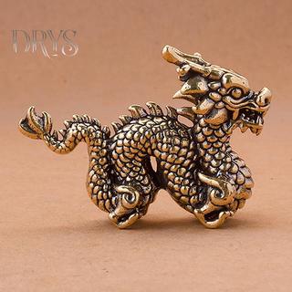 (TFT) Trung Quốc Cung Hoàng Đạo Rồng Trang Trí Thủ Công Tượng Quái Vật Rồng Tượng Tượng Đồ Trang Trí Cổ Đồng Thần Thoại Thủ Công MỚI