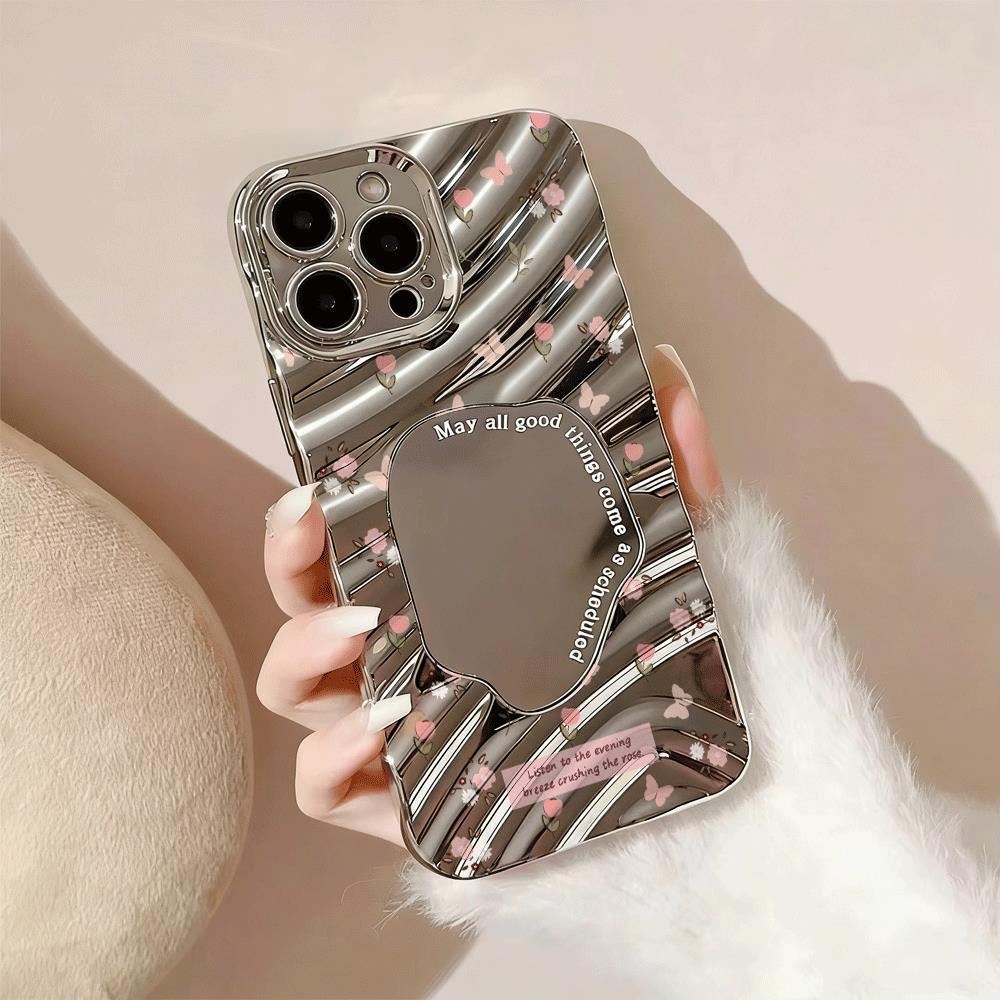 Áo dài hoa nhỏ Phù hợp với vỏ điện thoại iPhone 15 Pro Max, 16 Plus, 14 Creative