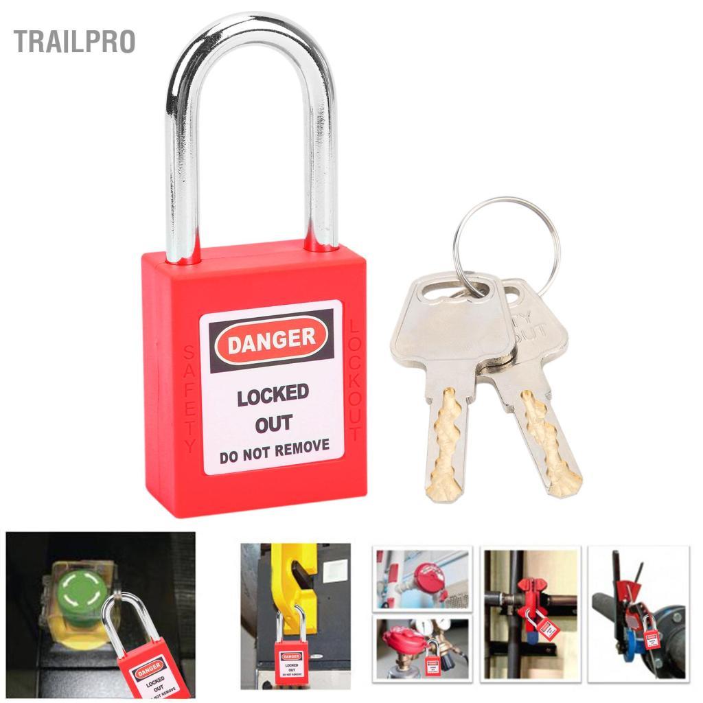 TrailPro Ổ khóa an toàn cách nhiệt TrailPro 38mm Loto được thiết kế cho sản xuất máy móc và thiết bị hạng nặng (Vàng)
