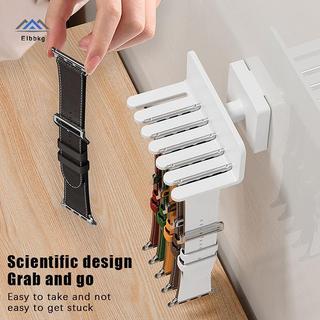 ELBBKG Không Khoan Dây Đeo Đồng Hồ Lưu Trữ Ra Treo Tường Nhựa Dây Đeo Đồng Hồ Kệ Bảo Quản Tiết Kiệm Không Gian Đồng Hồ Người Tổ Chức Giá Đỡ Mới