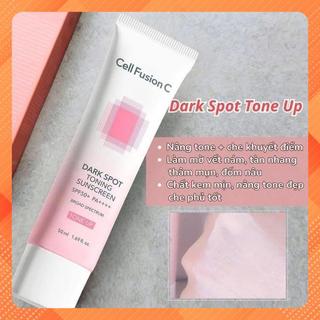 [Mẫu Mới]Kem Chống Nắng Cell Fusion C Dark Spot Thích Hợp Mọi Loại Da SPF50+ PA++++ 50ml Màu Hồng