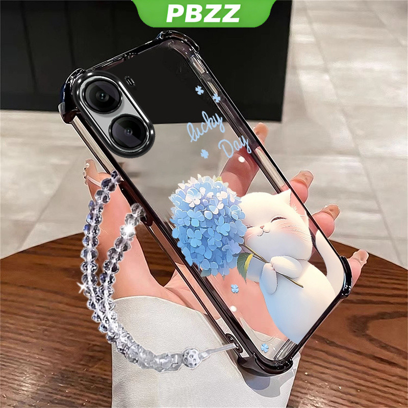 Ốp Lưng Cho xiaomi POCO X7 PRO 5G POCO X7 4G 2024 REDMI A5 4G Vỏ Điện Thoại Vỏ Mềm Silicon Chống Sốc Thiết Kế Mới Thẩm Mỹ Trong Suốt Hoạt Hình Vòng Tay Mèo Cho Bé Gái SJSLLSHM01