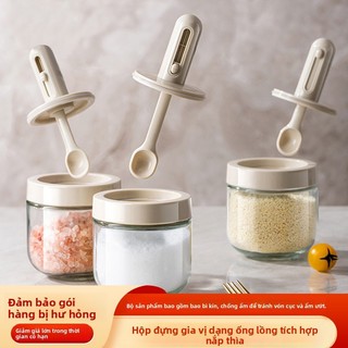 ☀ [1198 Người Đánh Giá] Bộ Gia Vị Kính Kéo Dài Kín Gia Vị Bình Gia Vị Chống Ẩm Tích Hợp Bình Gia Vị Nhà Bếp Bình Gia Vị Muối MSG JBPJ