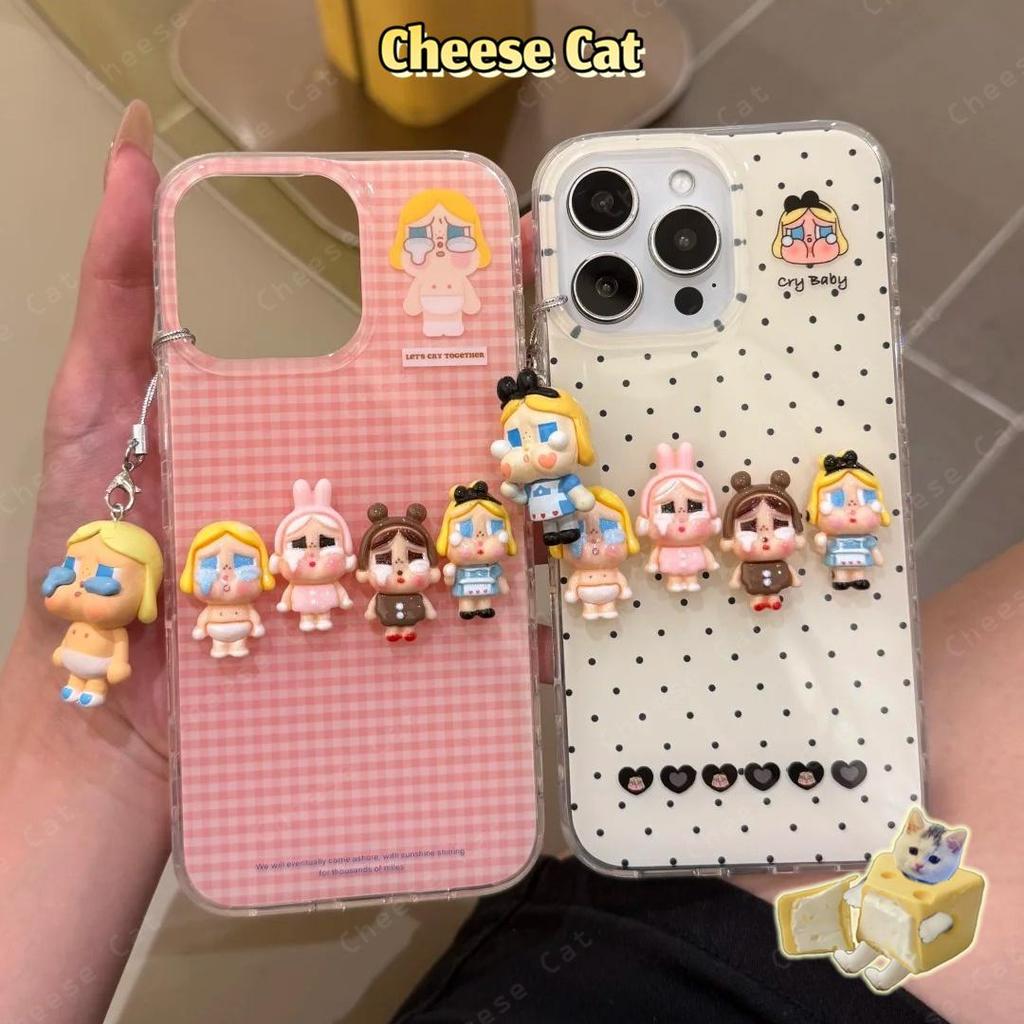 Ốp Crying Baby điện thoại di động tương thích với iPhone 13 14 11 12 15 16 17 Pro Max 6 7 8 Plus XR Xs Max