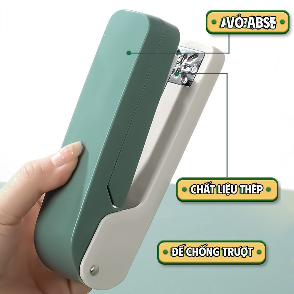 Máy đóng sách xoay 360 độ, công cụ đóng sách tiết kiệm sức lực, máy ép giấy di động đơn giản