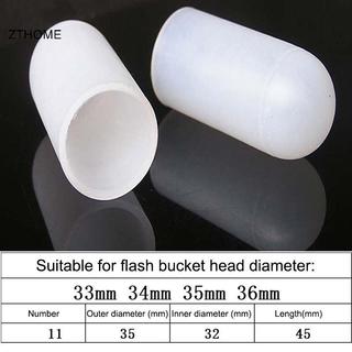 ZTHOME 2 Chiếc Silicon Đàn Hồi Đèn Pin Lampshade Cho SP31 SP35 IF22A C8G IF25A SP36 S2 C8 EA01 TS21 Q8 14-75MM Đèn Pin HOT