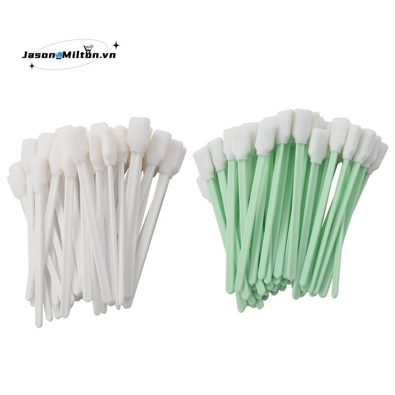 100 Chiếc Khăn Lau Cho Mimaki Mutoh Tất Cả Dung Môi Máy In Đầu In Miếng Bọt Biển Que Swabs Buds