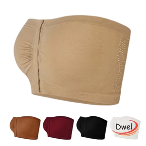 Áo Ngực Bandeau Không Dây DWEL - Từ S Đến XXL, Thiết Kế Quấn Cỡ Lớn, Đóng Cửa Phía Trước, Phù Hợp Mặc Hàng Ngày