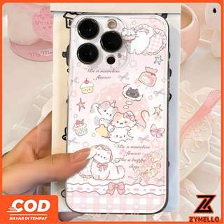 Thích hợp cho OPPO Reno15F Reno15 PRO Reno14F Reno 13F Reno12 F Reno 11F Reno10 Reno8Z Reno7Z Reno8T Reno5 Reno4 Reno6z Phim Hoạt Hình Dễ Thương Người Yêu Đảng Mèo Con Vỏ Điện Thoại TPU Chống Sốc