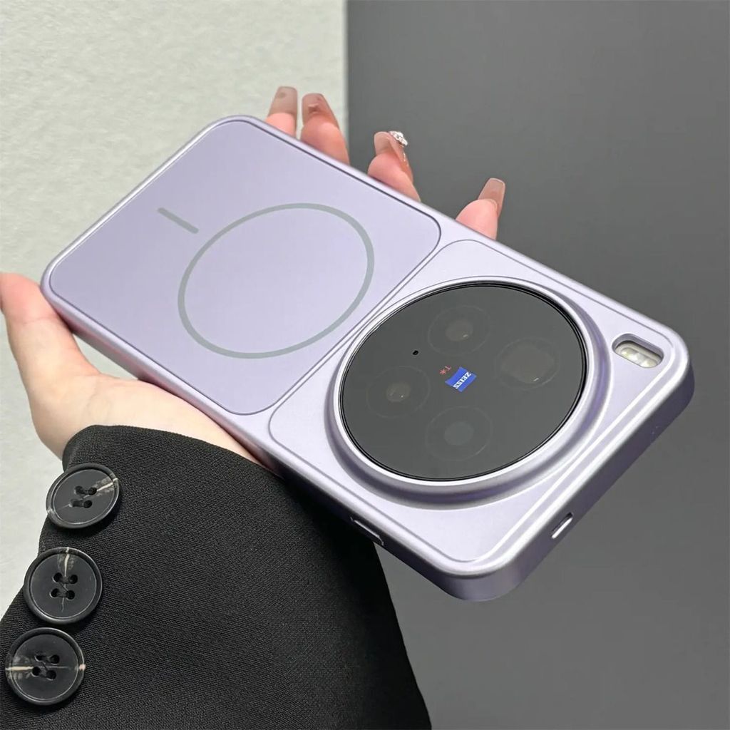 Ốp điện thoại hình tròn mỏng thứ hai từ tính cho vivo x300pro Phong cách mới x300 Skin Feel Frosted Vỏ bảo vệ chống sốc