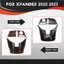 Tay Lái Ô Tô Núm Bao Viền Sợi Carbon ABS Cho Xpander 2022 2023