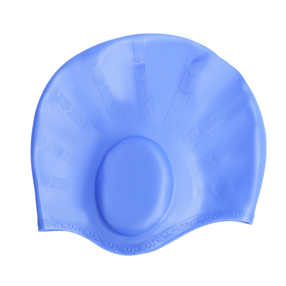Mũ bơi silicon bảo vệ tai Mũ bơi silicon Mũ bơi thể thao chống thấm nước có độ đàn hồi cao