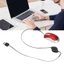 Chuột Có Dây SAIA, Chuột USB Bánh Xe 3 Chiều 1200 DPI, Cáp Mini Kích Thước Có Thể Thu Vào Thiết Kế Nhỏ Gọn Chuột Quang Máy Tính Laptop