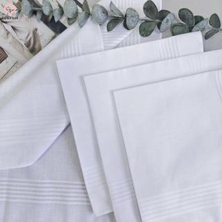 Khăn Tay Cotton Nguyên Chất - 6/12 Chiếc | Phù Hợp Cho Cả Nam Và Nữ