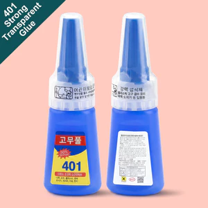 401 Keo tức thời siêu mạnh, keo trong suốt để sử dụng nhiều lần