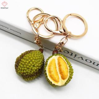 [PCW-T] Móc khóa sầu riêng sáng tạo Mô phỏng vui nhộn Trái cây Mặt dây chuyền nhỏ Chìa khóa ô tô Túi mặt dây chuyền Bapa Treo đồ trang trí Quà tặng