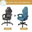 PUSKY Thời Trang Đơn Giản Tại Nhà Ghế Chơi Game Universalputer Gamepetitive Seat Barest Tay Vịn Đàn Hồi Xoay Ghế VN