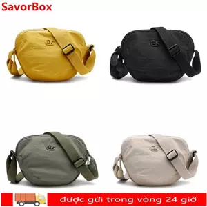 Túi đeo vai SAVORBOX, Túi đeo chéo dài có dây đeo nhẹ, Túi Messenger Sense cao cấp nhiều túi phù hợp