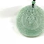 Dây chuyền hai mặt jadeite phong cách mới, phù hợp nam nữ, họa tiết rồng Fu nhân vật