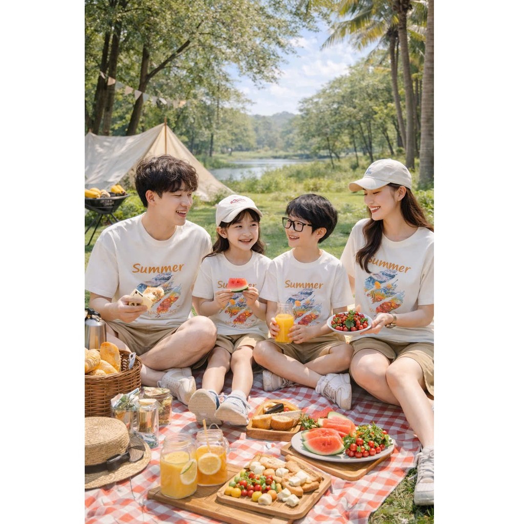 .set mẹ và bé hàn quốc cao cấp bé 8-37kg mẹ 38-80kg, đồ gia đình, đồ đôi mẹ và bé gái bé trai