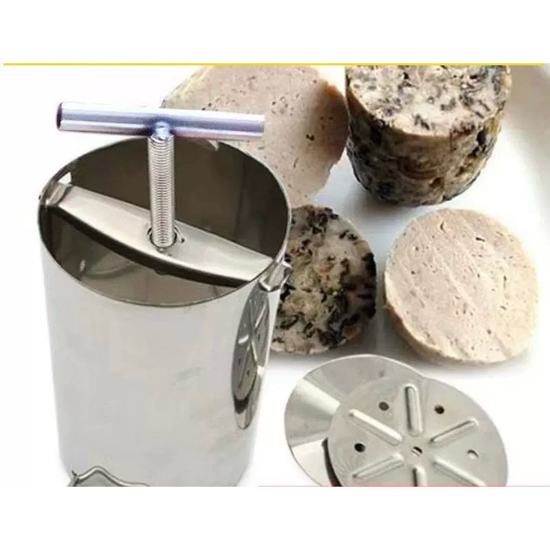 Khuôn Làm Giò Inox – Ép Giò 0,5Kg, 1Kg, 2Kg | Dụng Cụ Làm Giò Xào, Giò Thủ, Giò Tết, Giò Đông
