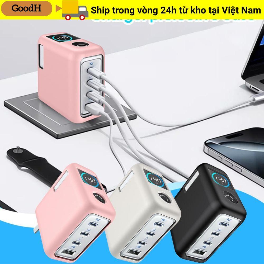 GOODH Bảo Vệ, Silicon Mềm Chống Bụi, Chất Lượng Cao Chống Sốc Màu Di Động Mang Theo Cho Anker Zolo 140W Sạc Du Lịch