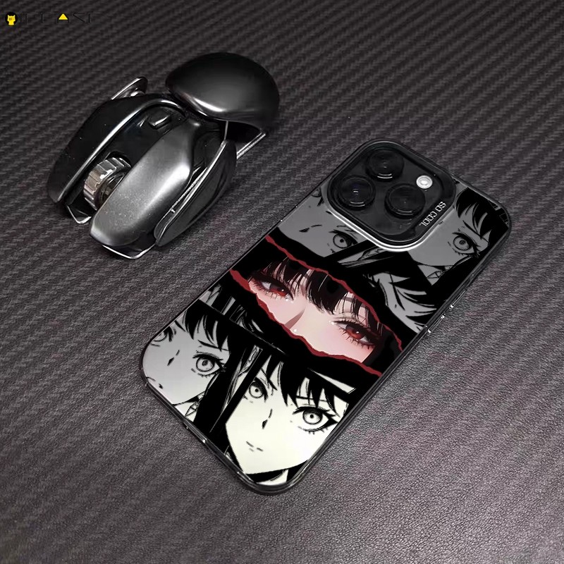Dành Cho Xiaomi 17 15T 15 14T 14 Civi 13 13T 12 12T 12S 12X Mi 11 Pro Max Ultra 10 Lite 10s Pro 11i 4G 5G Ốp Điện Thoại Anime Truyện Tranh Mắt Đỏ Bé Gái Bé Gái Hoạt Hình Dễ Thương Vỏ Màu Đen