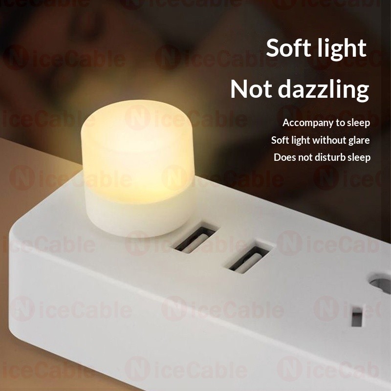 Mini Di Động USB Đèn Ngủ Sạc Điện Đèn Ngủ LED Bảo Vệ Mắt Sách Đọc Sách Tương Thích Rộng rãi